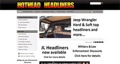 Desktop Screenshot of hotheadheadliners.com